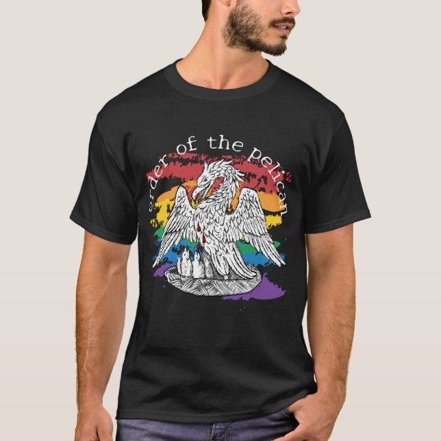 Camiseta Pelican Woodcut Pride (Frente)