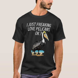 Camiseta Pelicano Bonito, Amor Pelicano, Apenas Pânico De A