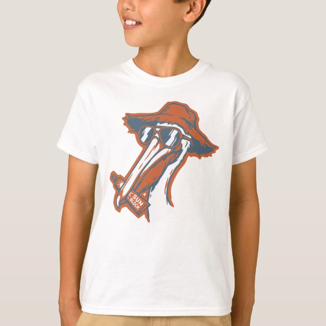 Camiseta Pelicano protegido do sol (Frente)