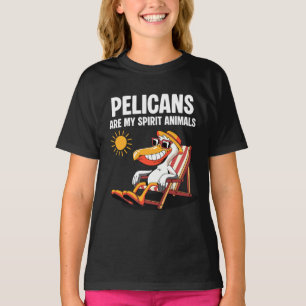Camiseta Pelicanos São Meus Animais Espirituais Pelicano Di