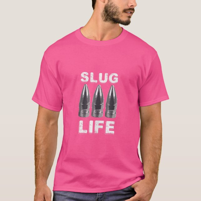 Camiseta Pellet Gun 0,50,30 Cal Air Rifle Slug Life By Pell (Frente)