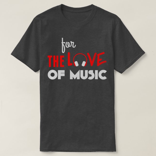 Camiseta Pelo amor das cinzas Musicais (Frente do Design)