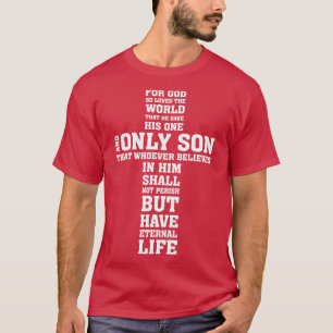 Camiseta Pelo amor de Deus Mundo Jesus Cruzando Cristão Eng