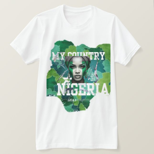Camiseta Pelo Amor de Naija (Frente do Design)