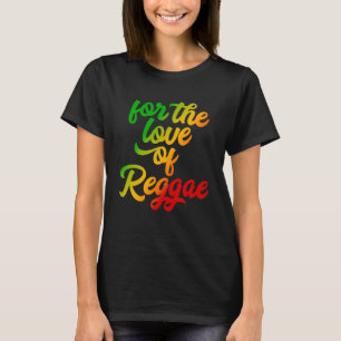 Camiseta Pelo amor de Reggae Rasta Colors