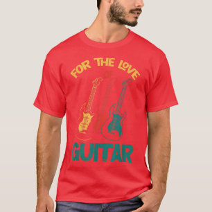 Camiseta Pelo Amor Do Guitar Retro