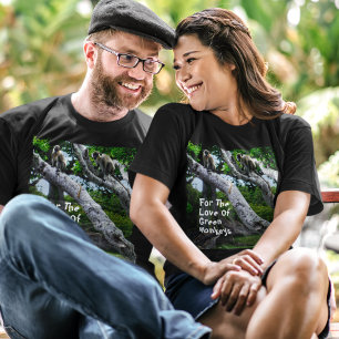 Camiseta Pelo Amor Dos Macacos Verdes