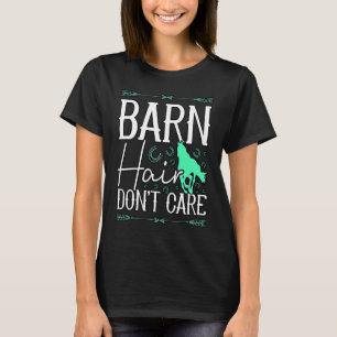 Camiseta Pelo de Celeiro Não Liga Fazendeiro Cavalgando Cav