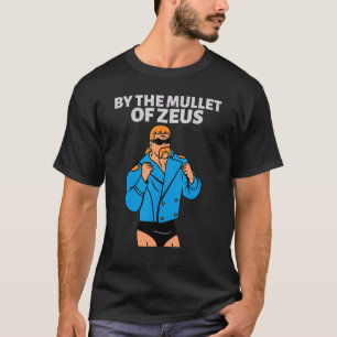 Camiseta Pelo Mullet Of Zeus Business In Front Party In T