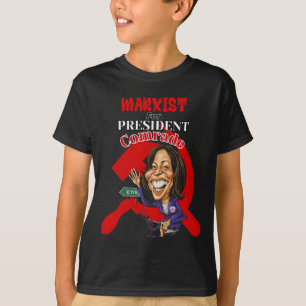 Camiseta Pelo Presidente Camarada Kamala Harris Presidente