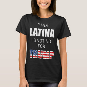 Camiseta Pelo Presidente Eleitoral Trump 2020 Mulheres hisp