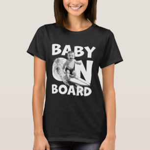 Camiseta Pelo Quadro Pelo Surf Na Prancha de Surfe Engraçad