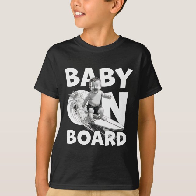 Camiseta Pelo Tabuleiro Pelo Surf Na Prancha De Surfe Diver (Frente)