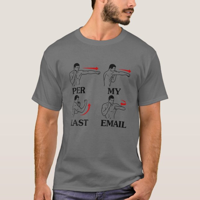Camiseta Pelos Meus Últimos E-mails Engraçados (Frente)