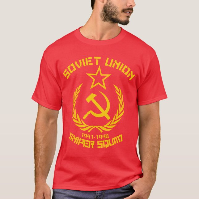 Camiseta Pelotão do atirador furtivo de União Soviética (Frente)