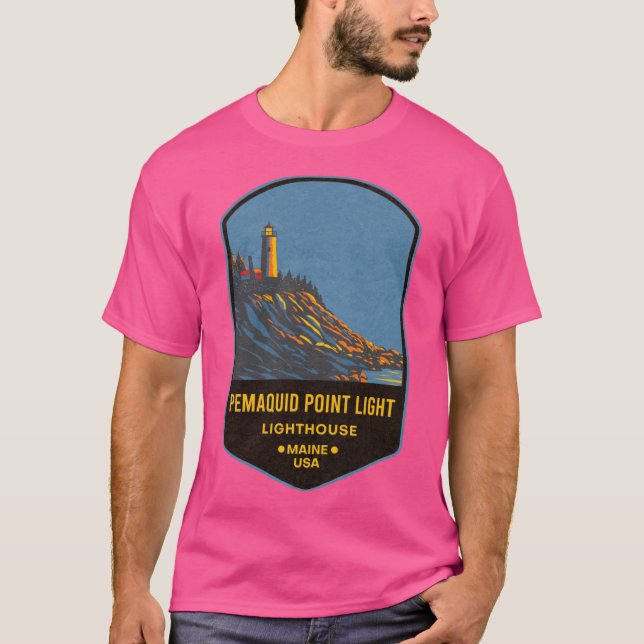 Camiseta Pemaquid Point Lighthouse 2 (Frente)