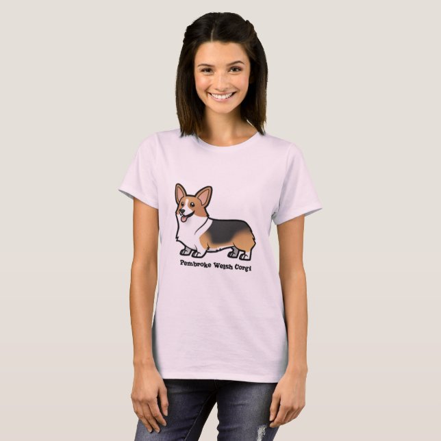Camiseta Pembroke Welsh Corgi (Frente Completa)