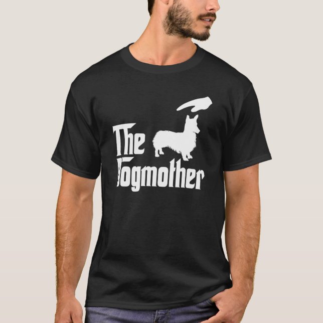 Camiseta Pembroke Welsh Corgi A Mãe dos Cachorros (Frente)