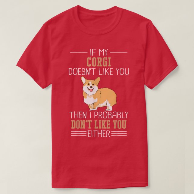 Camiseta Pembroke Welsh Corgi Dog304 (Frente do Design)