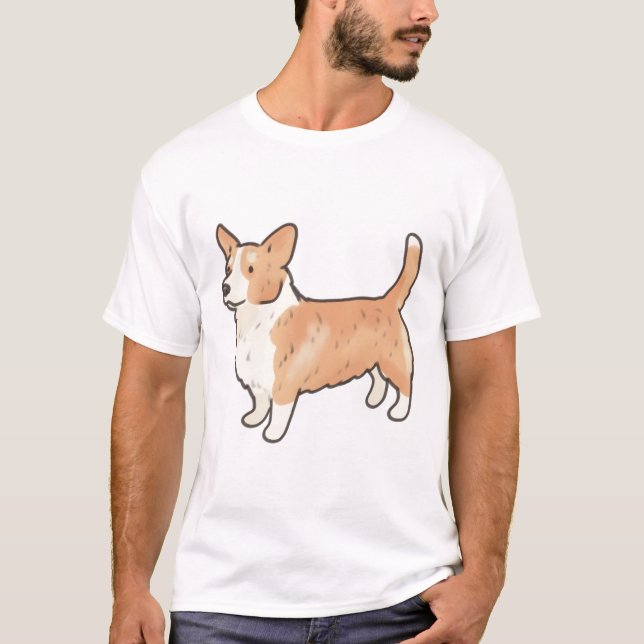 Camiseta Pembroke welsh corgi dog Magic (Frente)