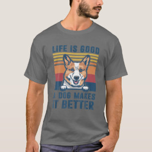 Camiseta Pembroke Welsh Corgi Dog Oferece Pai Engraçado De