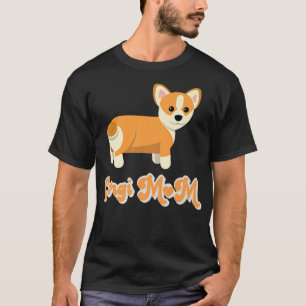 Camiseta Pembroke Welsh Corgi Mãe Cachorro Engraçado Mama C
