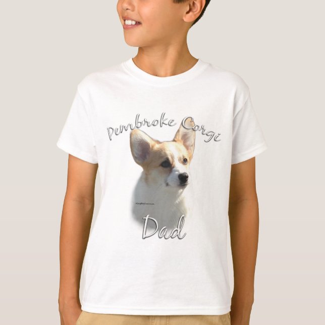 Camiseta Pembroke Welsh Corgi Pai 2 (Frente)