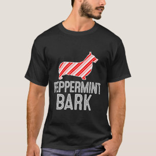 Camiseta Pembroke Welsh Corgi Peppermint Bark Natal Cachorr