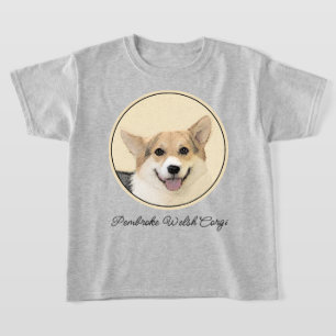 Camiseta Pembroke Welsh Corgi - Pintura Original para Cacho