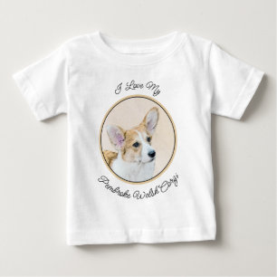 Camiseta Pembroke Welsh Corgi - Pintura Original para Cacho