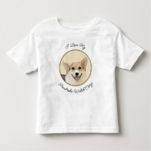 Camiseta Pembroke Welsh Corgi - Pintura Original para Cacho