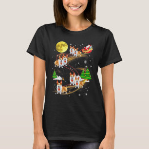 Camiseta Pembroke Welsh Corgi Reindeer Papais noeis de Cach