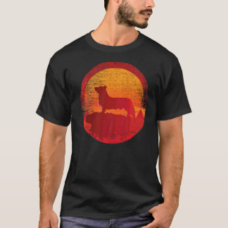 Camiseta Pembroke Welsh Corgi Retro Sunset