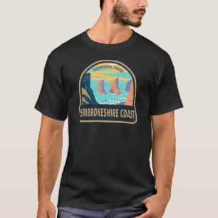 Camiseta Pembrokeshire Coast National Park Wales Vintage