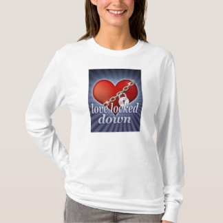 Camiseta pena fechado do amor