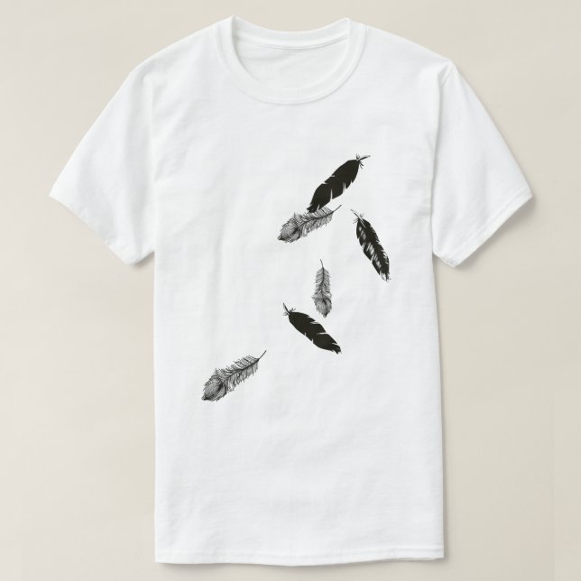 Camiseta penas (Frente do Design)