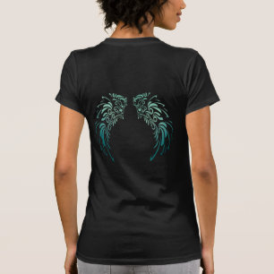 Camiseta Penas de anjo coloridas