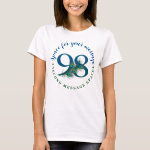 Camiseta Penas de Pavão de 98º Aniversário