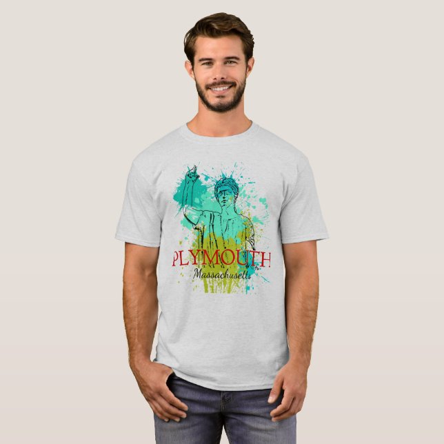 Camiseta Penas de Plymouth Splatter Tee (Frente Completa)