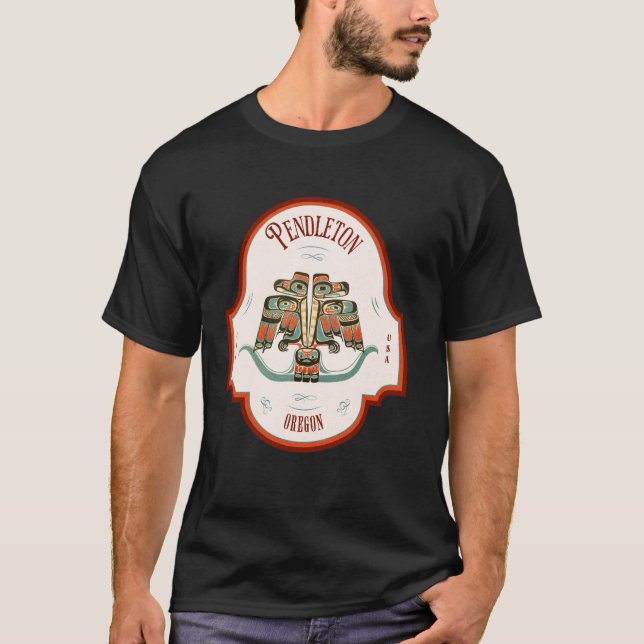 Camiseta Pendleton OR Thunderbird Totem Pacífico Noroeste N (Frente)