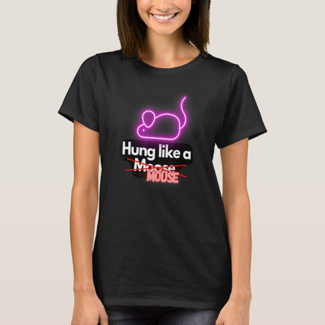 Camiseta Pendurado como um rato (Frente)