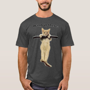 Camiseta pendurado lá gatinho gatinho gatinho no galho