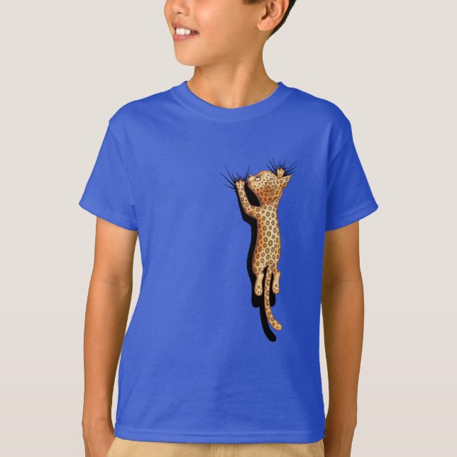 Camiseta Pendure no Leopardo (Frente)