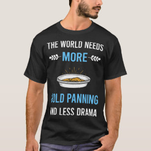 Camiseta Peneira de Garimpo de Ouro Menos Drama