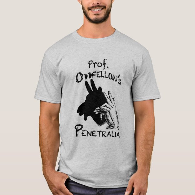 Camiseta Penetralia do Professor Oddfellow (Frente)
