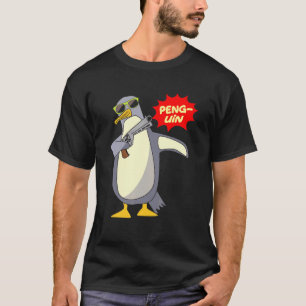 Camiseta Peng Uin Penguin Word Piada Para Ventiladores De A