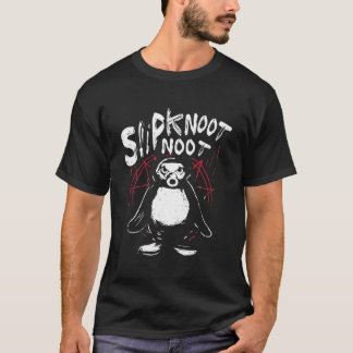 Camiseta Pengim Slipknoot Death Metal Noot Noot Paródia