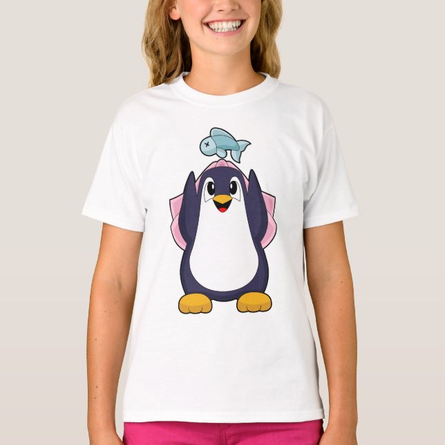 Camiseta Penguin Bride Veil Wedding (Frente)