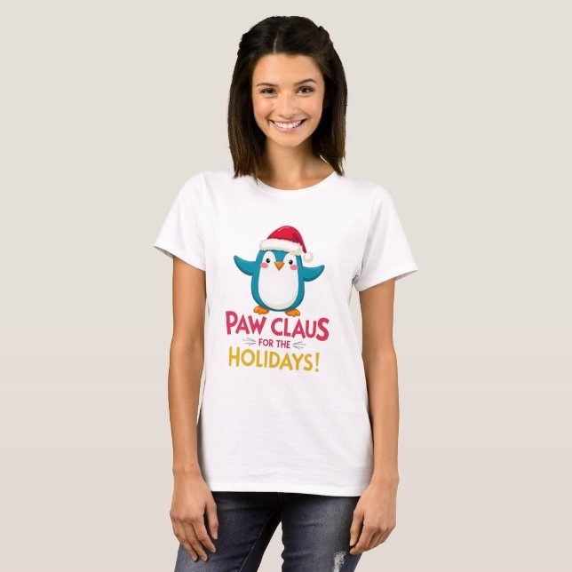 Camiseta Penguin Cheer (Frente Completa)