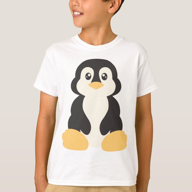 Camiseta Penguin-clipart (Frente)